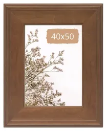 ramka-na-zdjecie-40x50-szeroka-rama-brazowa-szklo-vintage-boho-klasyk