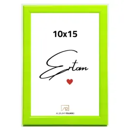 ramka-na-zdjecie-10x15-szklo-zielona-uniwersalna