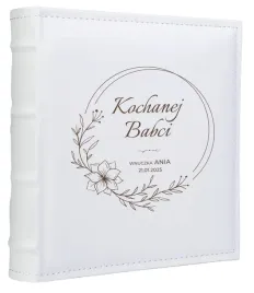 album-na-200-zdjec-10x15-bialy-eko-skora-personalizacja-prezent-dla-babci