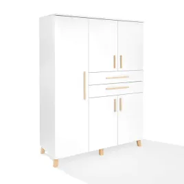 biala-szafa-na-ubrania-trzydrzwiowa-garderoba-ubraniowa-szuflady-polki