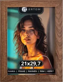 ramka-na-zdjecie-21x297-a4-brazowa-nowoczesna-vienna-brown-na-prezent