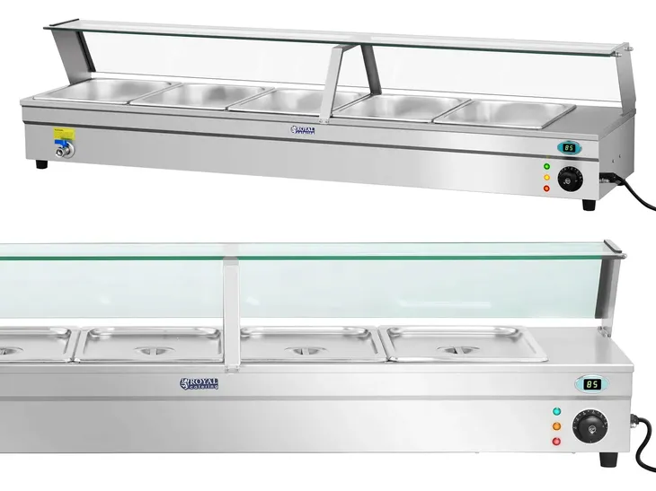 BEMAR GASTRONOMICZNY Royal Catering RCBM 5 30 L Podgrzewacz 5x GN 1/2