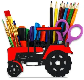 organizer-na-biurko-kredki-przybornik-dla-dzieci-duzy-traktor-farma-rolnik