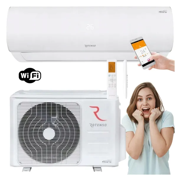 Klimatyzator ścienny Rotenso Ukura 3,5kW WIFI Klimatyzacja do domu SPLIT