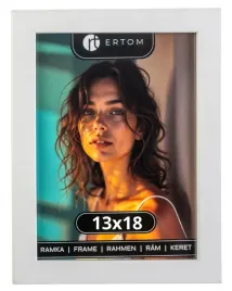 ramka-na-zdjecie-13x18-biala-na-chrzest-slub-komunie-vienna-biala