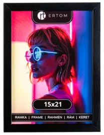 drewniana-ramka-na-zdjecie-15x21-szklo-czarna-nowoczesna