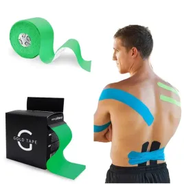 tejpy-tasma-do-tapingu-gold-tape-5cmx5m-fizjoterapeutyczne-solidne-zielony