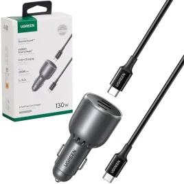 ladowarka-samochodowa-ugreen-2xusb-c-usb-130w-kabel-1m-do-starlink-mini