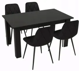 stol-120x80-czarny-z-4-krzeslami-welur-do-kuchni-jadalni-salonu-loft