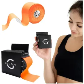 tejpy-kinesiotaping-tasma-plastry-gold-tape-pomarancz-wodoodporny-5-cm-x-5m