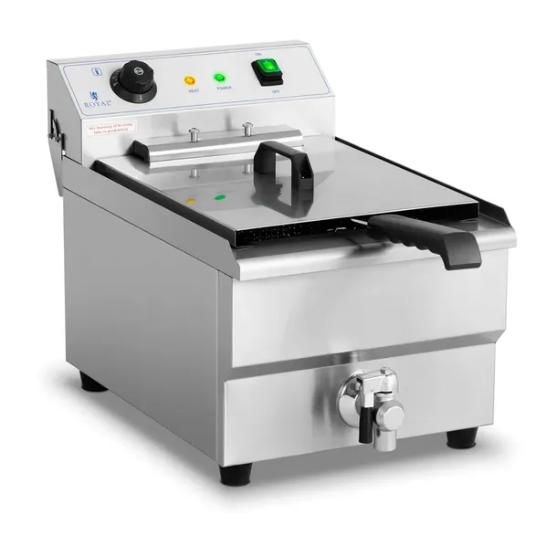 FRYTOWNICA ELEKTRYCZNA Royal Catering RCEF-16EHB 16 L 6000 W z kranem