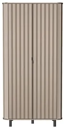 szafa-novado-200-cm-clay-gray-frezowane-fronty-czarne-nogi-nowoczesna