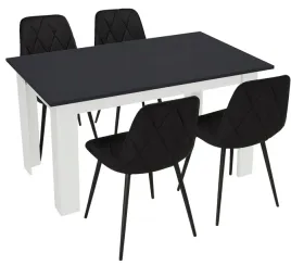 stol-120x80-czarny-bialy-z-4-krzeslami-welur-do-kuchni-jadalni-salonu-loft