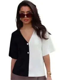 shein-bialo-czarna-bluzka-z-dekoltem-w-szpic-i-guzikami-l-1ed