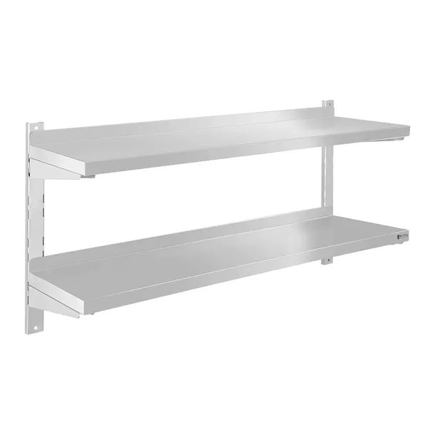 PÓŁKA WISZĄCA Royal Catering 10010360 podwójna 120x30 cm nierdzewna