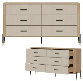 komoda-szafka-z-6-szufladami-szeroka-165-cm-dab-kaszmir-czarny-dante-dt05