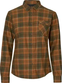 koszula-damska-seeland-skye-flannel-grizzly-brown-terracotta-check-s