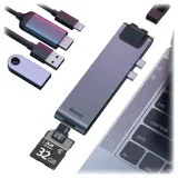 adapter-baseus-do-macbook-7w1-usb-c-szary-stan-nowy-waga-z-opakowaniem-0-3-kg
