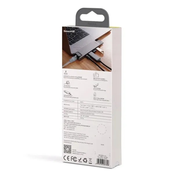 adapter-baseus-do-macbook-7w1-usb-c-szary-stan-nowy-kod-producenta-cahub-l0g