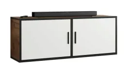 szafka-rtv-dio-2-dab-craft-zloty-bialy-z-polka-pod-telewizor-zamknieta