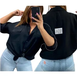 wiskozowa-koszula-damska-z-wiazaniem-nylon-czarna-modna-kieszonka-46-48-3xl