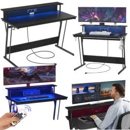 biurko-komputerowe-czarne-100cm-led-podswietlenie-rgb-usb-stojak-na-monitor