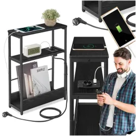 szafka-nocna-z-gniazdkiem-portem-usb-czarna-stolik-pomocniczy-wysoki-czarny