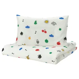 ikea-gronfink-komplet-poscieli-dzieciecej-110x125-35x55-cm-bialy-bawelna