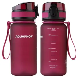 butelka-z-filtrem-weglowym-do-wody-aquaphor-city-350-ml-bordowa-na-spacer