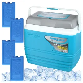 zestaw-lodowka-turystyczna-pinnacle-tpx7000-32l-turkusowa-4-wklady-500-ml