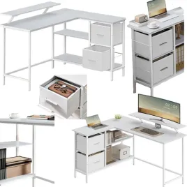 biurko-narozne-z-szufladami-i-polkami-duze-gamingowe-z-nadstawka-na-monitor