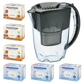 dzbanek-aquaphor-amethyst-czarny-6-wkladow-maxfor-plus-3-3h