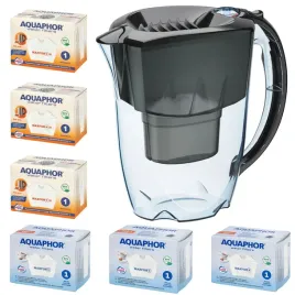 dzbanek-filtrujacy-aquaphor-amethyst-czarny-zestaw-6-wkladow-3-3h