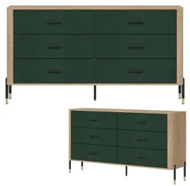 komoda-szafka-z-6-szufladami-szeroka-165-cm-dab-zielony-czarny-dante-dt05