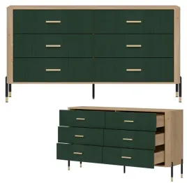 komoda-szafka-z-6-szufladami-szeroka-165-cm-dab-zielony-zloty-dante-dt05