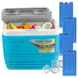 zestaw-lodowka-turystyczna-pinnacle-tpx7000-32l-turkusowa-4-wklady-500-ml