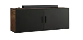 szafka-rtv-dio-2-dab-craft-zloty-czarny-z-polka-pod-telewizor-zamknieta
