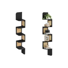 polka-narozna-scienna-zygzak-loft-5-poziomow-czarna-popielata-wiszaca-regal