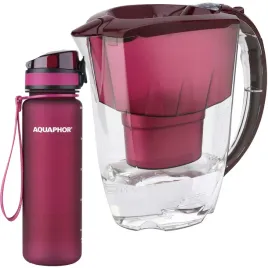 dzbanek-wisniowy-28-l-butelka-bordowa-05-l-do-filtrowania-wody-aquaphor