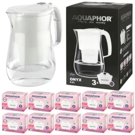 dzbanek-filtrujacy-aquaphor-onyx-bialy-komplet-filtrow-10-x-maxfor-mg