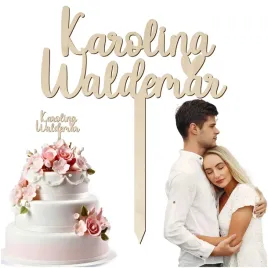 drewniany-topper-na-tort-personalizowany-slub-weselny-rocznica-slubu-imie
