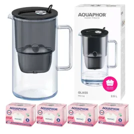 dzbanek-filtrujacy-szklany-aquaphor-glass-czarny-4-filtry-maxfor-mg