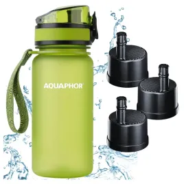 butelka-z-filtrem-bidon-aquaphor-city-350-ml-mala-zielona-3-wklady-zestaw