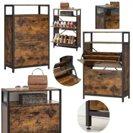 szafka-z-polkami-na-buty-uchylane-szuflady-organizer-z-przegrodami-loft
