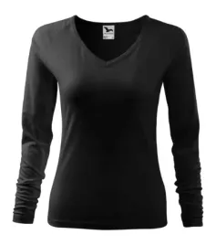 koszulka-damska-czarna-elastyczna-elegance-180g-3xl-slim-fit