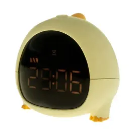 budzik-dzieciecy-w-ksztalcie-dinozaura-zolty-zegar-elektroniczny-usb-mw2052