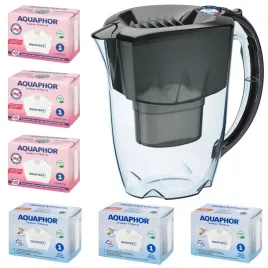 dzbanek-aquaphor-amethyst-czarny-6-wkladow-maxfor-plus-3-3-mg