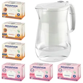 dzbanek-filtrujacy-aquaphor-onyx-zestaw-6-wkladow-3-mg-3-h-bialy