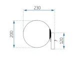 lampa-app950-1w-gold-rodzaj-gwintu-e27