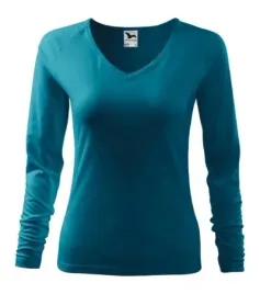 koszulka-damska-ciemny-turkus-elastyczna-elegance-180g-xl-slim-fit